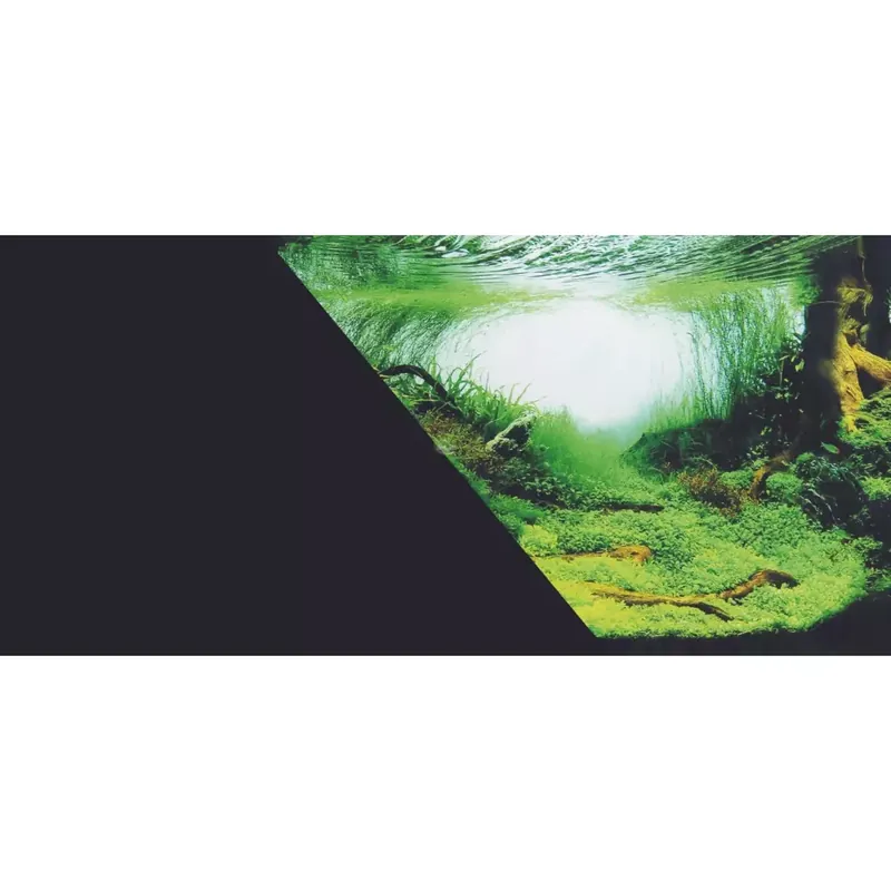 Obniżka ceny ZOLUX Tło do akwarium dwustronne Amazonka/czarne 60x120cm