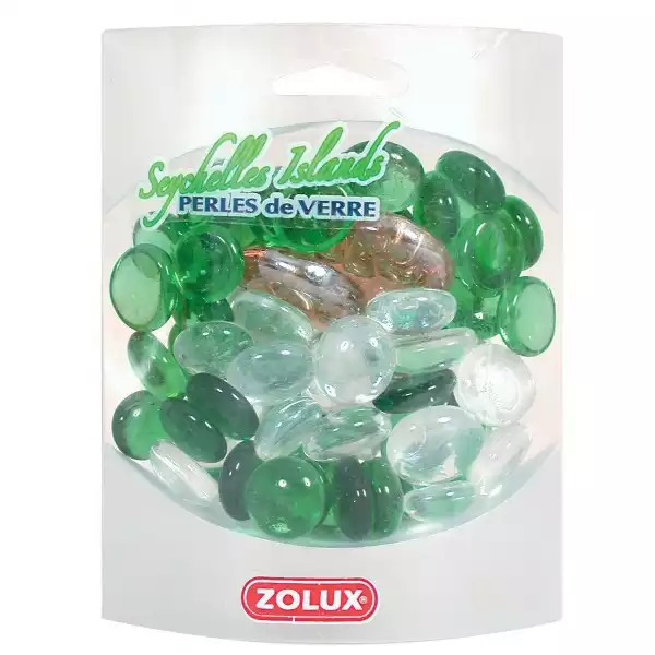 ZOLUX Perełki szklane Seszele - kolorowa ozdoba akwarium 472g Do wyczerpania zapasów