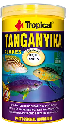 TROPICAL ANGANYIKA - wieloskładnikowy pokarm w formie płatków dla pielęgnic z jeziora Tanganika Szybka wysyłka