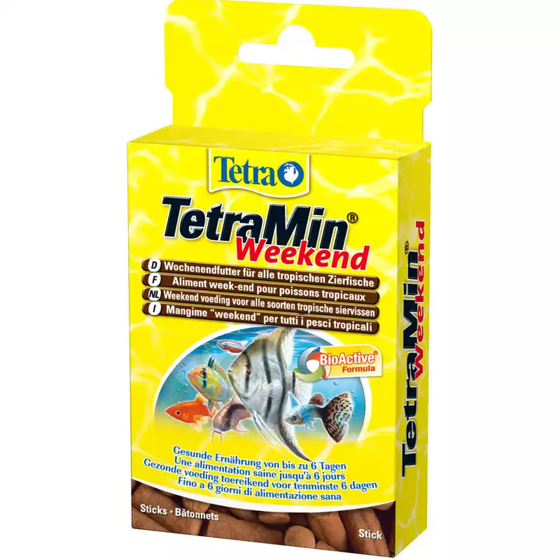 Tylko do końca tygodnia TETRA Weekend - pokarm w formie pałeczek dla wszystkich gatunków ryb ozdobnych, 20szt.