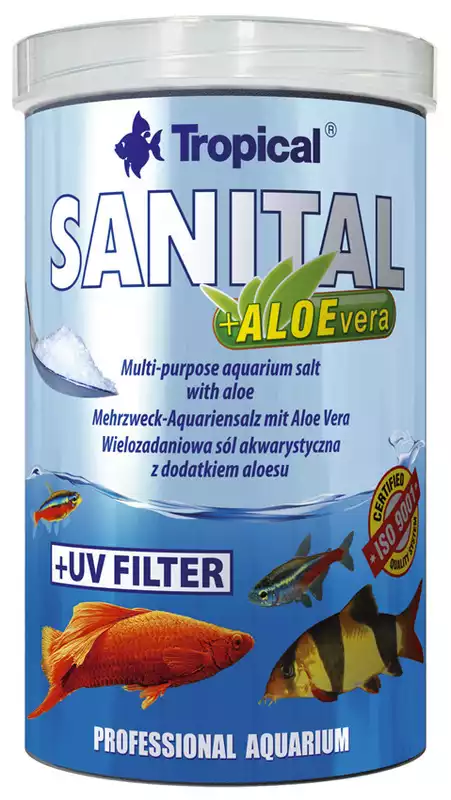 TROPICAL SANITAL Z ALOESEM - sól akwarystyczna z dodatkiem aloesu Cena promocyjna