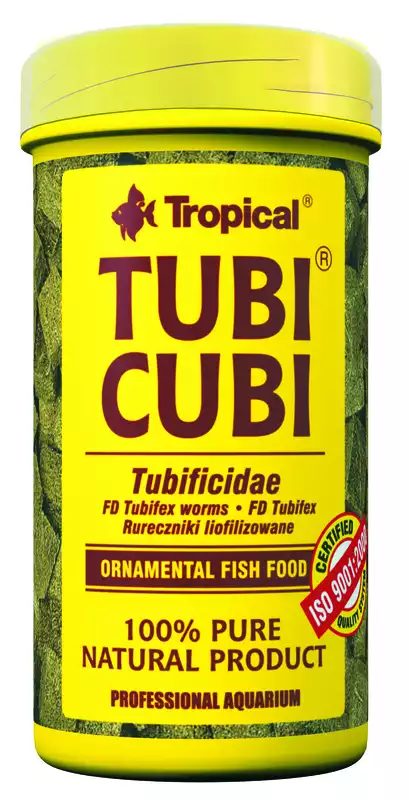 TROPICAL TUBI CUBI - pokarm dla żółwi wodnych, ryb mięsożernych i wszystkożernych, 100ml Cena promocyjna