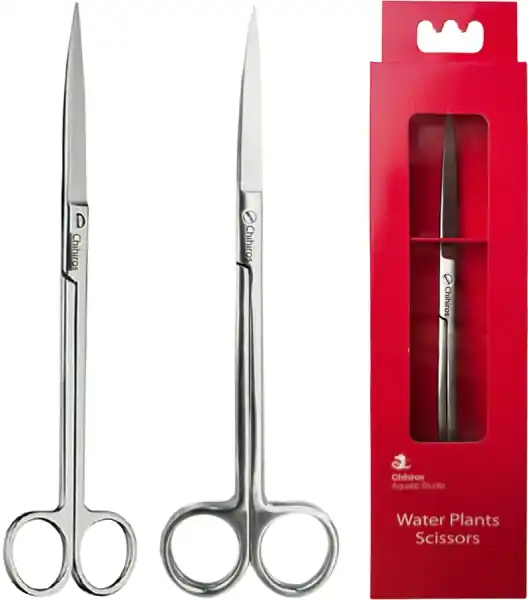 CHIHIROS Straight Scissors 21cm (343-3021) - Nożyczki proste do przycinania roślin w akwarium Super okazja