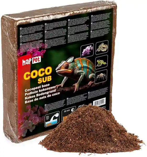 Promocja Happet Coco Sub 2kg (D607) - Podłoże kokosowe do terrarium