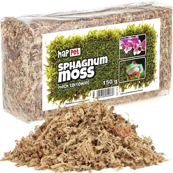 Oferta czasowa Happet Sphagnum Moss 150g (PM03) - Mech torfowiec