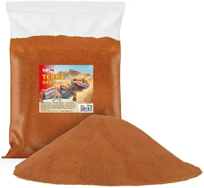 Ekspresowa dostawa Happet Terra Sand 10kg (D235) - Piasek czerwony do terrarium