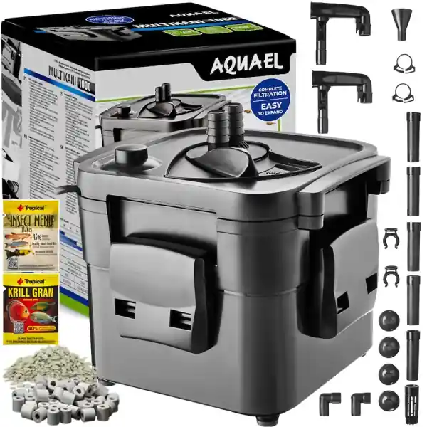 AQUAEL Multikani 1000 (135128) - Filtr zewnętrzny do akwarium od 25 - 400l Kup teraz