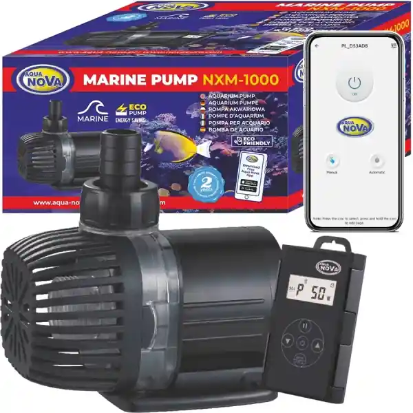 Zniżka AQUA NOVA Marine Pump NXM-1000 (NXM-1000) - Pompa obiegowa z kontrolerem przepływu