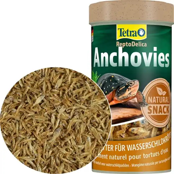 TETRA ReptoDelica Anchovies 250ml (T240308) - Pokarm dla żółwia wodnego z anchois Ekspresowa dostawa