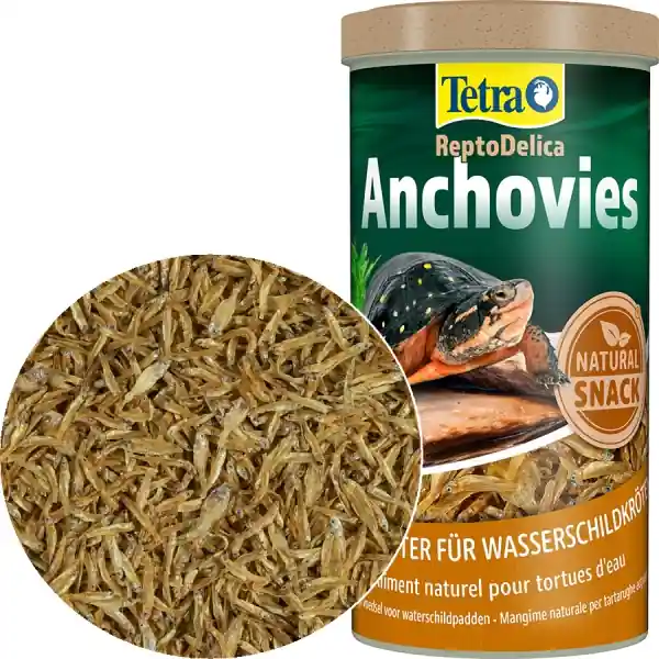 Super okazja TETRA ReptoDelica Anchovies 1L (T240346) - Pokarm dla żółwia wodnego z anchois
