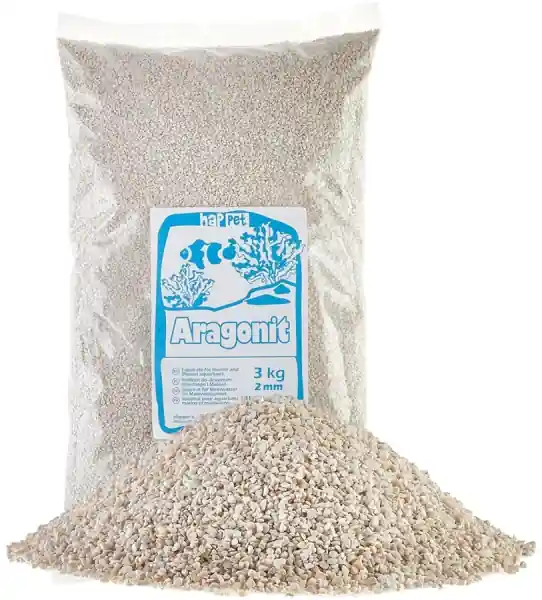 Happet Aragonit 1-2mm 3kg (D138) - Piasek Żwirek aragonitowy Bezpieczne zakupy