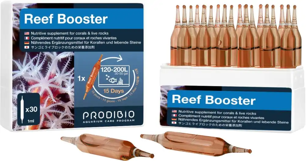 Nowość Prodibio Reef Booster 30 Ampułek (R29007) - Suplement odżywczy dla rafy