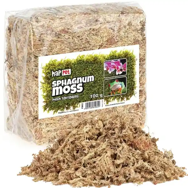 Happet Sphagnum Moss 100g (PM02) - Mech torfowiec Premium