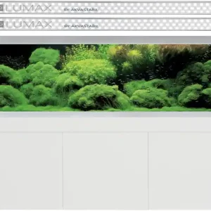 AKVASTABIL Zestaw Akwariowy Fusion 720l LED Biały - Zawiera akwarium, oświetlenie 4xLED, pokrywa, szafka Popularny