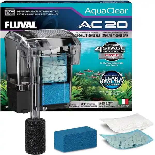 FLUVAL AquaClear AC20 (19595) - Filtr kaskadowy do akwarium 18-76L Sprawdź teraz