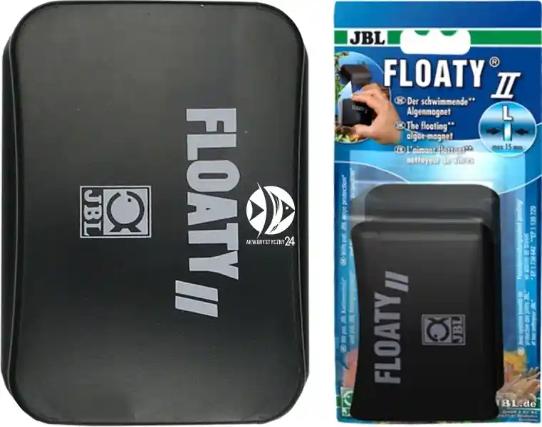 Ostatnia szansa JBL Floaty II L 15mm (61378) - Pływający czyścik magnetyczny do czyszczenia szyb