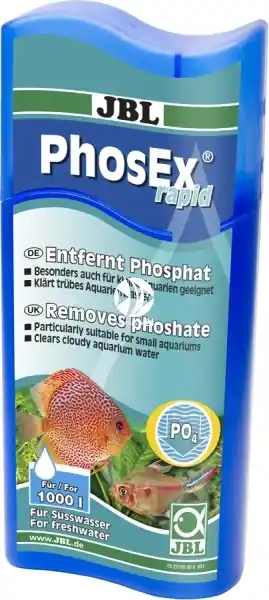 JBL PhosEx Rapid 250ml (25195) - Preparat do usuwania fosforanów (PO4) Wysoka jakość