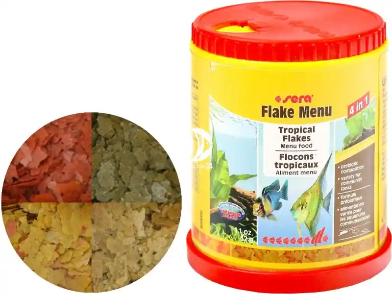 Okazja SERA Flake Menu 150ml (00060) - Wieloskładnikowy pokarm dla ryb ozdobnych