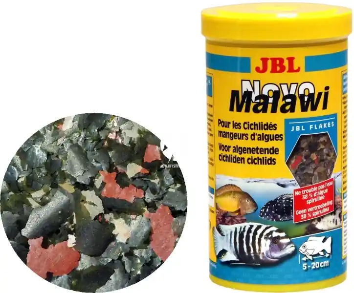 Rabat JBL NovoMalawi 1000ml (30011) - Pokarm w płatkach dla pielęgnic roślinożernych