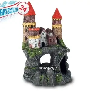 Bestseller PENN PLAX ZAMEK KOLOROWY ŚREDNI - Wysokość 20cm - Ozdoba akwariowa RRW12