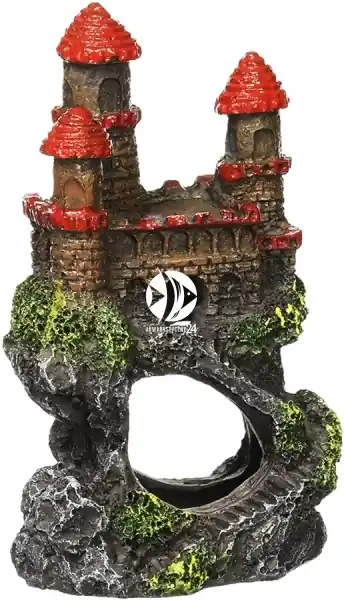Oferta PENN PLAX Zamek Czerwony Mini 10cm (RRW5B) - Ozdoba akwariowa