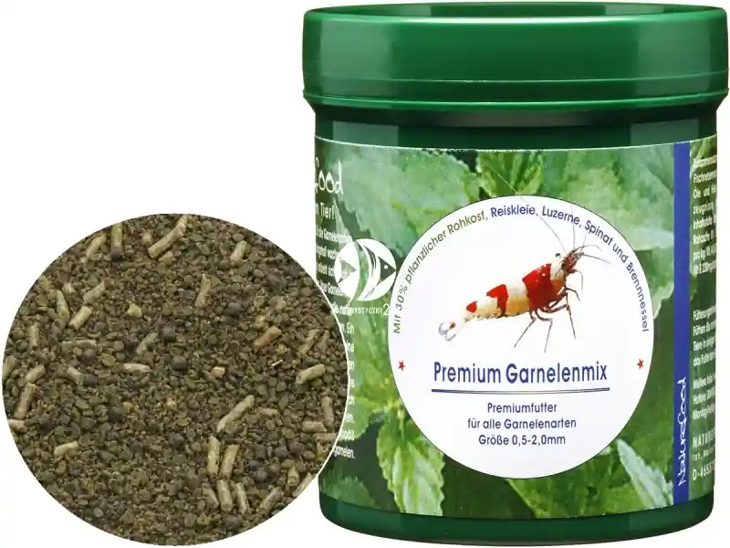 Zamów teraz NATUREFOOD Premium Garnelenmix 55g (34110) - Tonący pokarm dla wszystkich krewetek