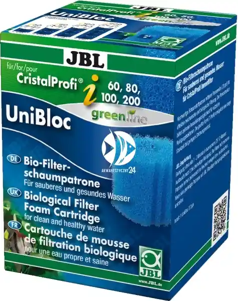 JBL CristalProfi i Unibloc (60928) - Wkład usuwający zabrudzenia mechaniczne do filtrów akwarystycznych JBL i60 i80 i100 i200. Taniej