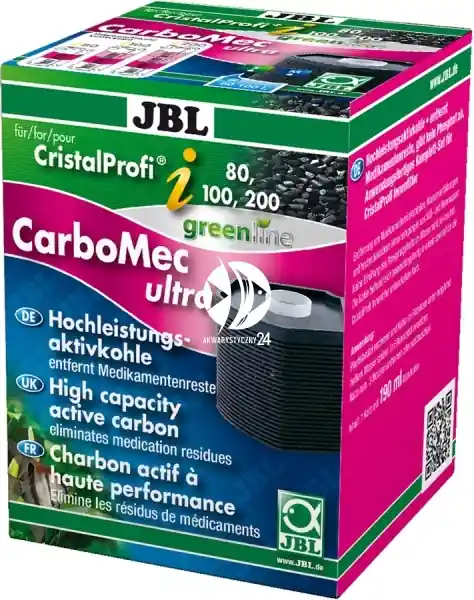Obniżka ceny JBL CristalProfi i Carbomec Ultra (60930) - Wkład węglowy do filtrów akwarystycznych JBL i80 i100 i200.