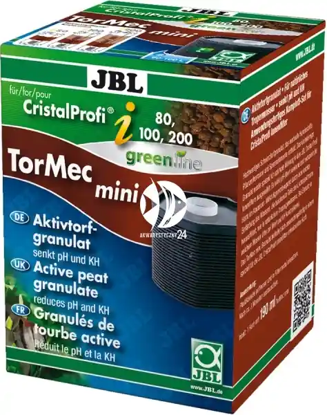 Niska cena JBL CristalProfi i Tormec Mini (60933) - Wkład z minigranulatem aktywnego torfu do filtrów akwarystycznych JBL i60 i80 i100 i200.