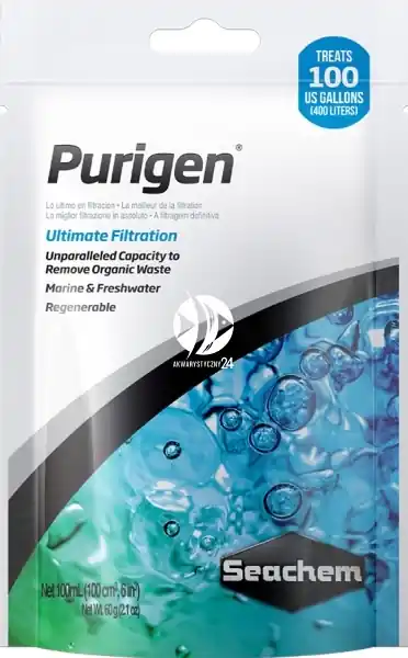 Taniej SEACHEM Purigen 100ml (SCHM004) - Absorbent pochłaniający związki azotu do akwariów słodkowodnych i słonowodnych