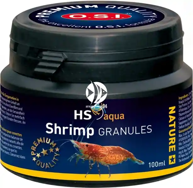Nowy O.S.I. Shrimp Granules 100ml (45g) (0030270) - Wolno tonący pokarm granulowany dla krewetek słodkowodnych