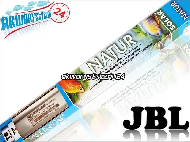 Dostępne od ręki JBL SOLAR NATUR T8 74cm (742mm) 25W (61632) - Świetlówka T8 do akwarium słodkowodnego o pełnym spektrum światła.