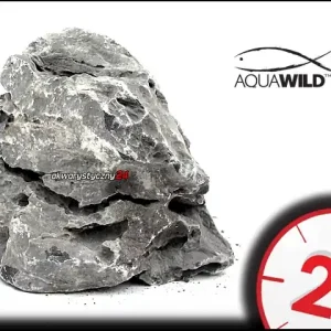 AQUAWILD DARK STONE 1kg - Piękne ciemne skały do akwarium roślinnego i dekoracyjnego Kup online