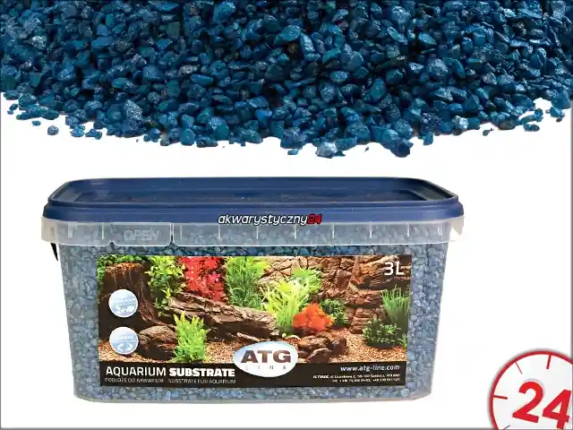 AQUARIUM SUBSTRATE KARIBIK 2-4mm, 3L - Samoczyszczące podłoże do akwarium o własciwościach antyglonowych i absorbcyjnych. Ograniczona ilość