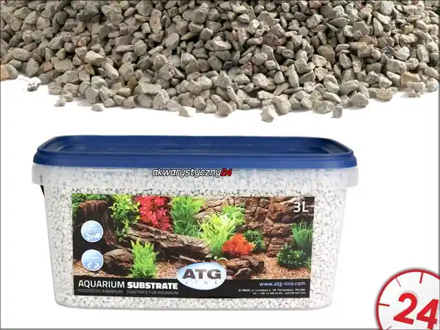 AQUARIUM SUBSTRATE POLAR 2-4mm, 3L - Samoczyszczące podłoże do akwarium o własciwościach antyglonowych i absorbcyjnych. Cena promocyjna