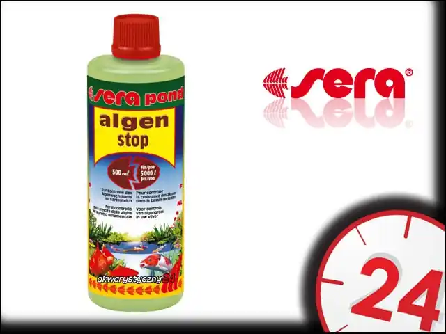 SERA POND ALGENSTOP 250ml - Środek na glony pływające i nitkowe do stawu Dostępne od ręki