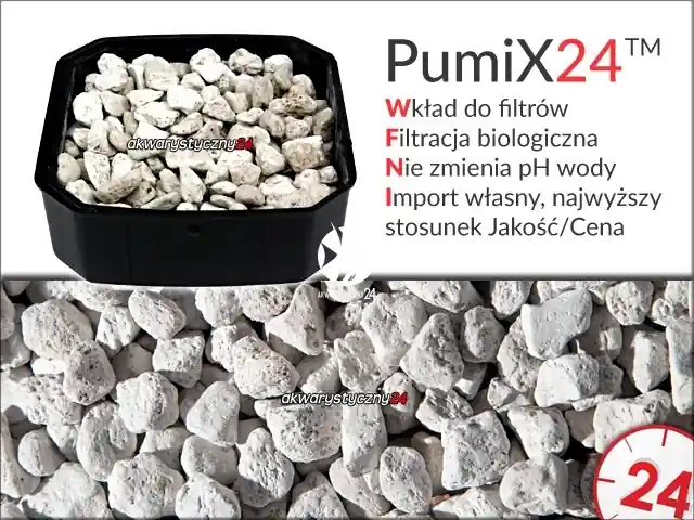 Łatwy zwrot akwarystyczny24 Pumeks akwarystyczny Pumix24 30L - Wkład biologiczny do filtrów