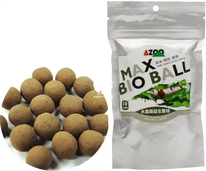 AZOO Max Bio Ball (AZ40021) - Pożyteczne bakterie rozkładające trujące związki azotu w krewetkarium Promocja
