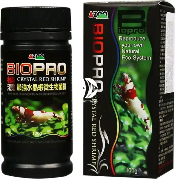 AZOO Crystal Red Shrimp BioPro 100g (AZ40027) - Zaawansowany preparat bakteryjny poprawiający jakość wody w krewetkarium Oferta