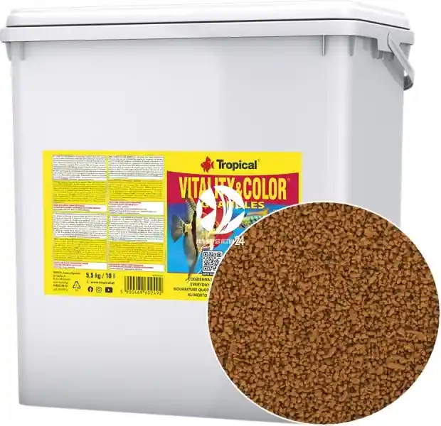 TROPICAL Vitality & Color Granules 10L/5,5kg - Wysokobiałkowy pokarm o działaniu wybarwiającym i witalizującym Premium