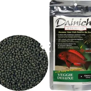 Cena promocyjna DAINICHI (Termin 01.2022) Cichlid Veggie Deluxe Sinking 250g small - Pokarm specjalny dla pielęgnic roślinożernych