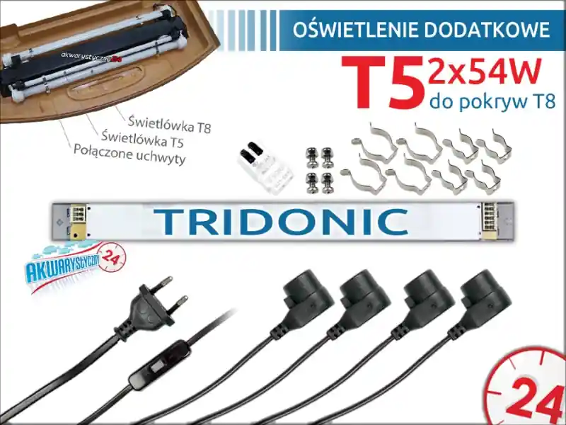 Dodaj do koszyka Oświetlenie dodatkowe T5 2x54W do pokrywy 120-150cm -