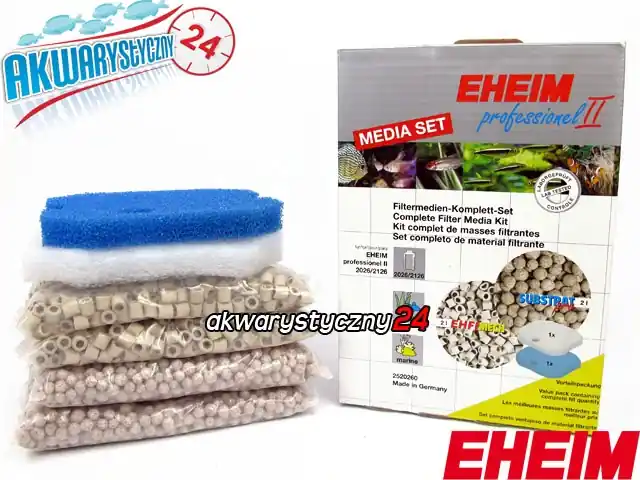 EHEIM PROFESSIONEL II 2026/2126 Media Set (2522260) - Komplet wypełnień do filtra Eheim Professionel 2226/2326 i Professionel II 2026 i 2126 Taniej