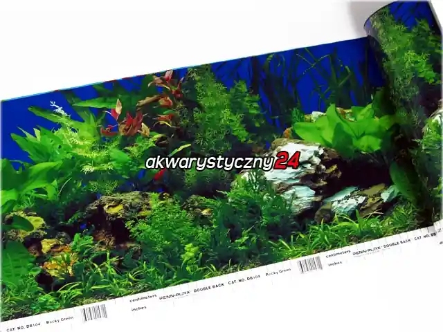 PENN PLAX Foto tapeta do akwarium (wysokość 30cm) nr.104 - Tło dwustronne Bezpieczna płatność