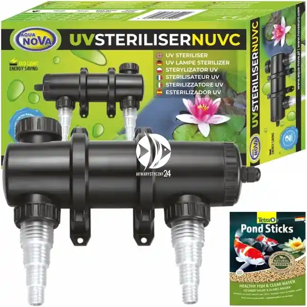 AQUA NOVA UV Steriliser NUVC-18 (NUVC-18) - Sterylizator UV 18W do oczek o pojemności do 9000l Ostatnie sztuki