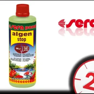 Zniżka SERA POND ALGENSTOP 500ml - Środek na glony pływające i nitkowe do stawu