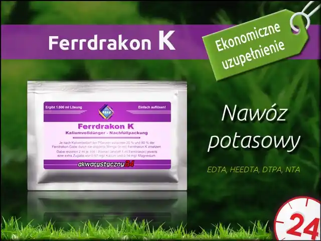 Nowość DRAK-aquaristik FerrDrakon K Proszek (uzupełnienie) na 3L -