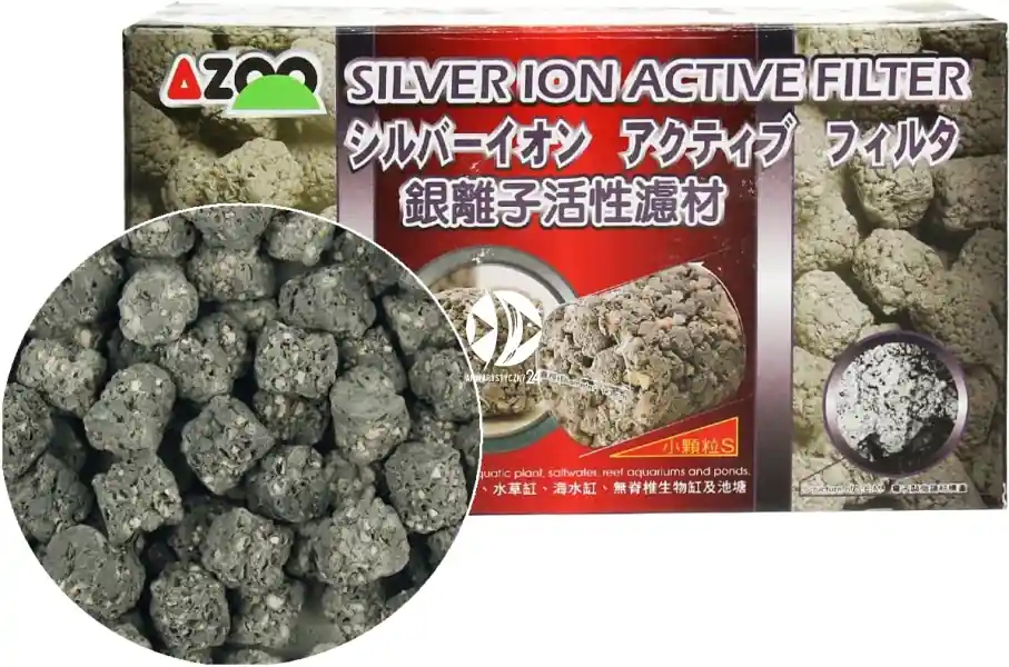 AZOO Active Filter Silver Ion (drobny) 1L (AZ16069) - Wkład wielozadaniowy zawierający srebro jonowe do eliminacji ryzyka wystąpienia patogenów u ryb Wysoka jakość