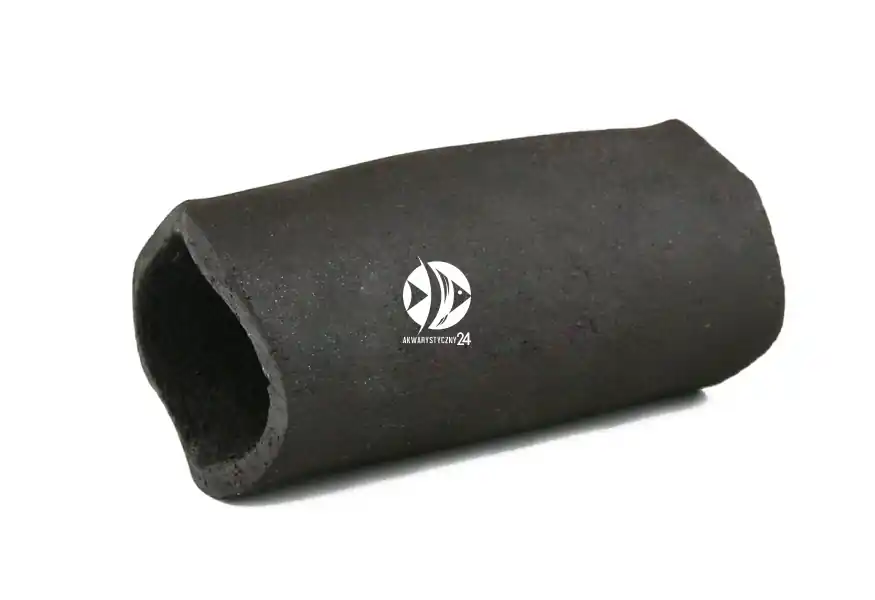 Kup online AQUAWILD Pleco Cave (Gray) M (4cm) (CRG006) - Przelotowa rurka ceramiczna dla zbrojników i sumów