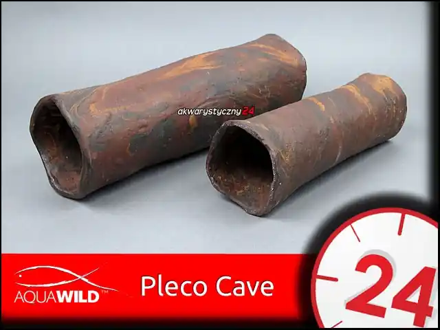 AQUAWILD PLECO CAVE (Exotic) 9 (CRE009) - Przelotowa rurka ceramiczna dla zbrojników i sumów Okazja